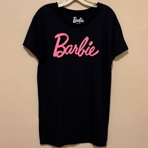 Barbie Black Dress with Pink Logo